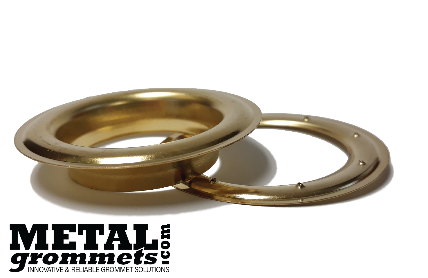 1 1/2" ID (#12) Brass Curtain Grommets & Washers