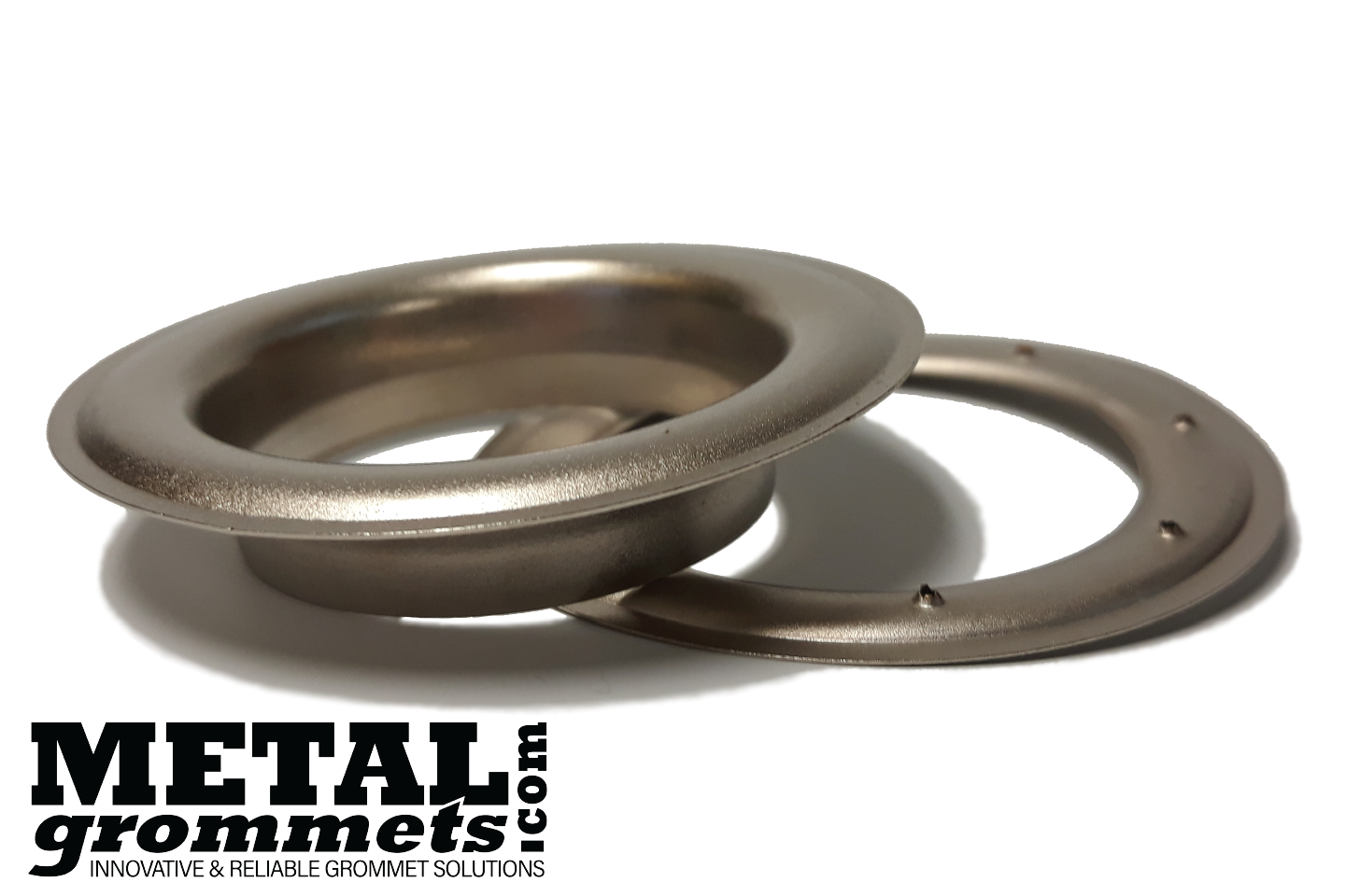 1 1/2" ID (#12) Satin Nickel Curtain Grommets & Washers