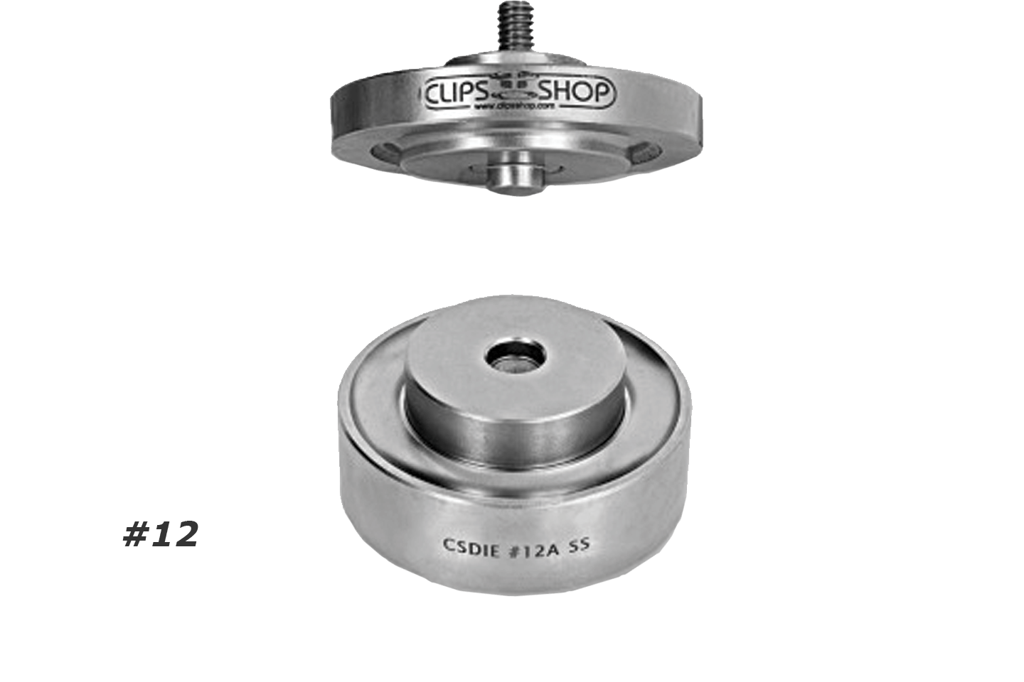 #12 (1 1/2 - 1.50 Hole Size)  CSBUR-1 Grommet Setting Die