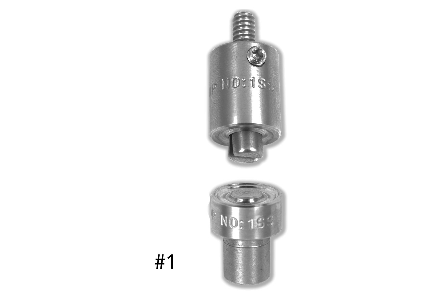 #1 (5/16 - 0.3125 Hole Size) Self-Piercing Grommet Die
