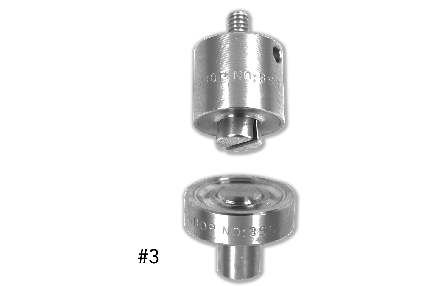 #3 (7/16 - 0.4375 Hole Size) Self-Piercing Grommet Die