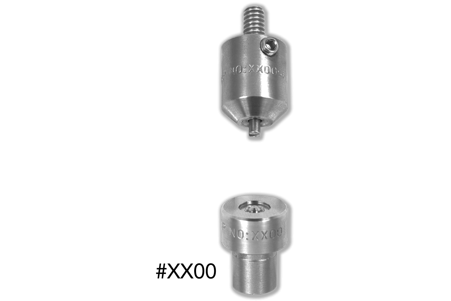 #XX00 (1/8 - 0.125 Hole Size) Self-Piercing Grommet Die