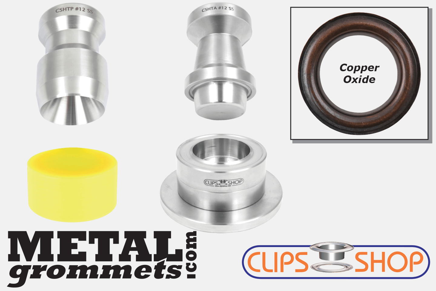#12 Complete Hand Kit (100 pcs) grommets in COPPER OXIDE