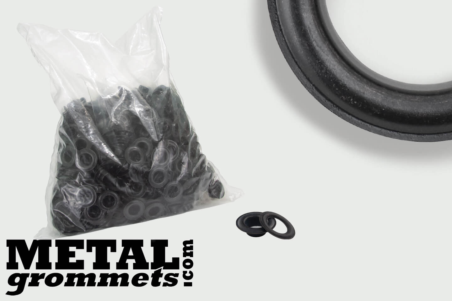 #1 (5/16 - 0.3125 Hole Size) Black Oxide Grommets & Washers
