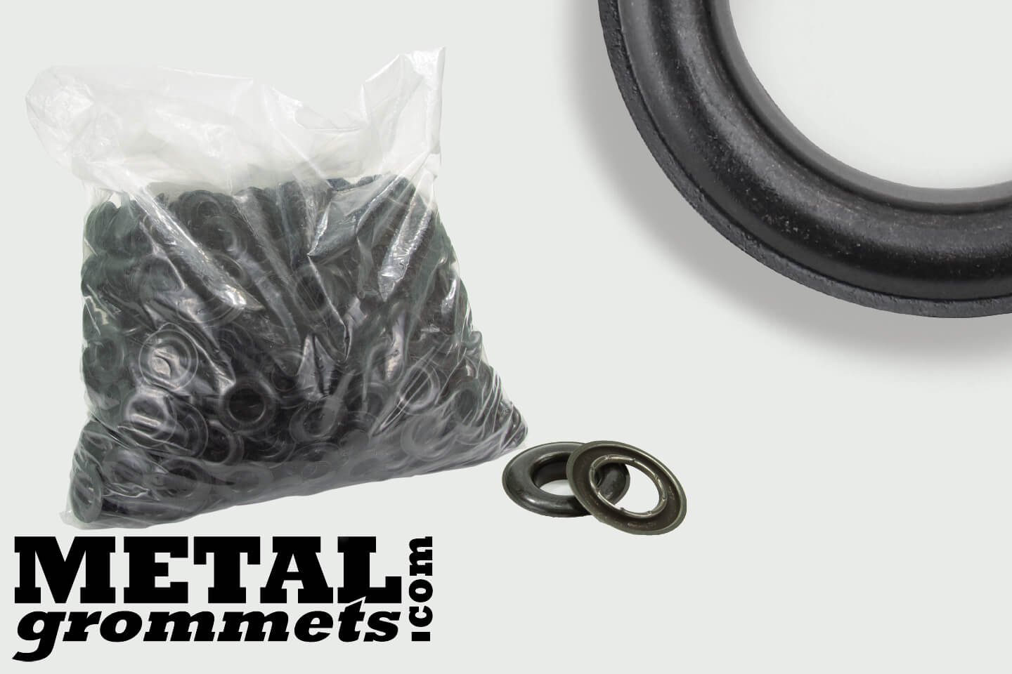 #4 (1/2 - 0.50 Hole Size) Black Oxide Grommets & Washers