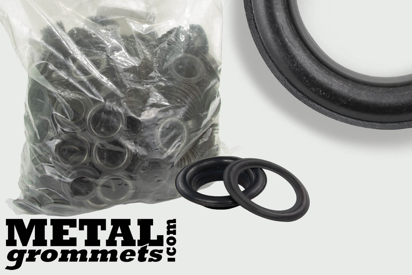 #5.5 (11/16 - 0.6875 Hole Size) Black Oxide Grommets & Washers