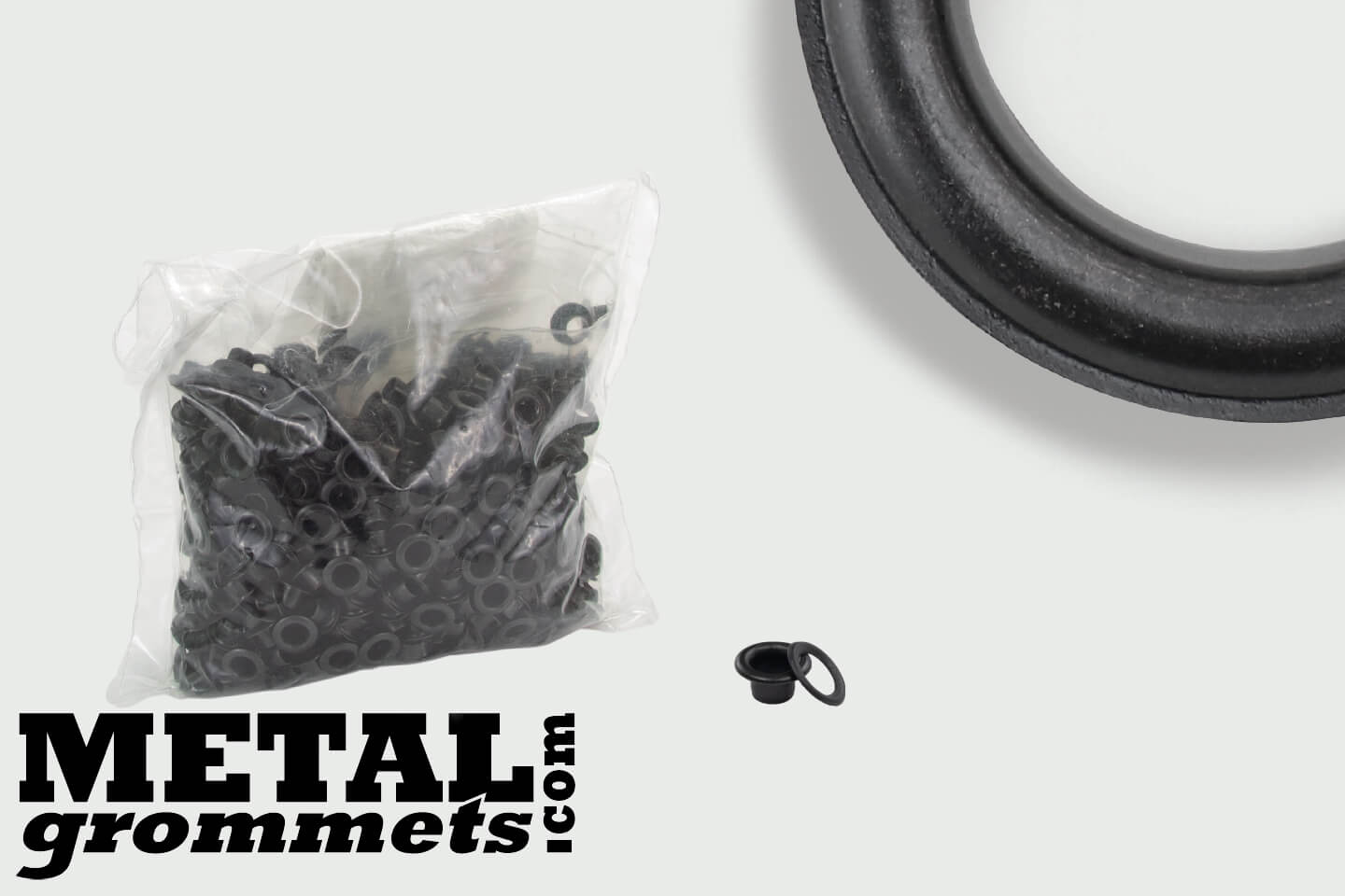 #XX00 (1/8 - 0.125 Hole Size) Black Oxide Grommets & Washers