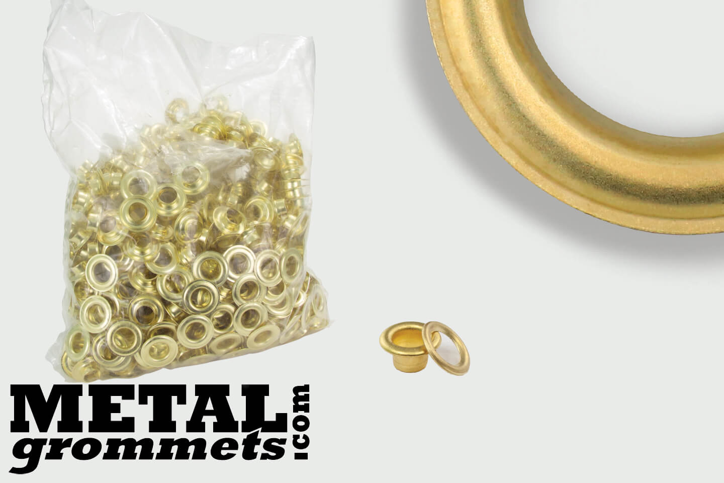 #0 (1/4 - 0.25 Hole Size) Brass Grommets & Washers