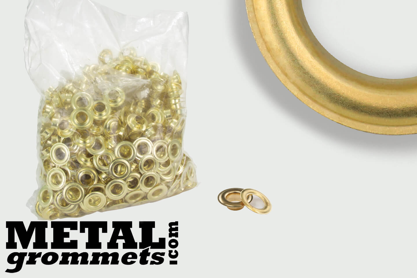 #1 (5/16 - 0.3125 Hole Size) Brass Grommets & Washers