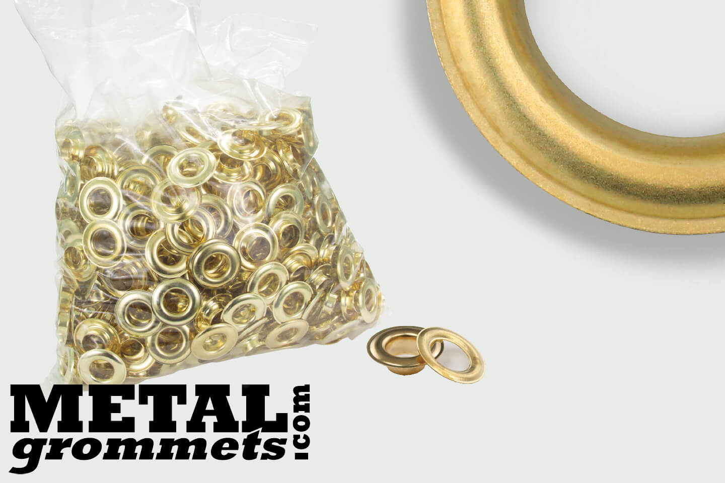 #3 (7/16 - 0.4375 Hole Size) Brass Grommets & Washers