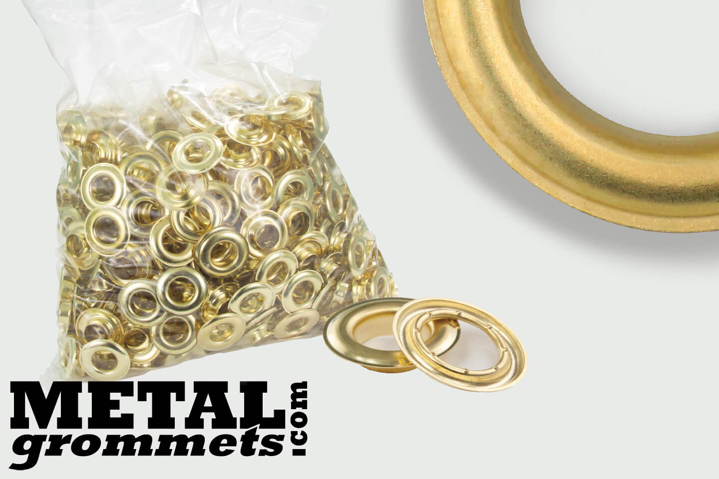 #5 (5/8 - 0.625 Hole Size) Brass Grommets & Washers