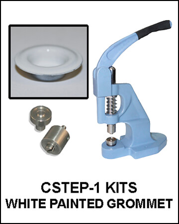 White Painted Grommet CSTEP-1 Kit
