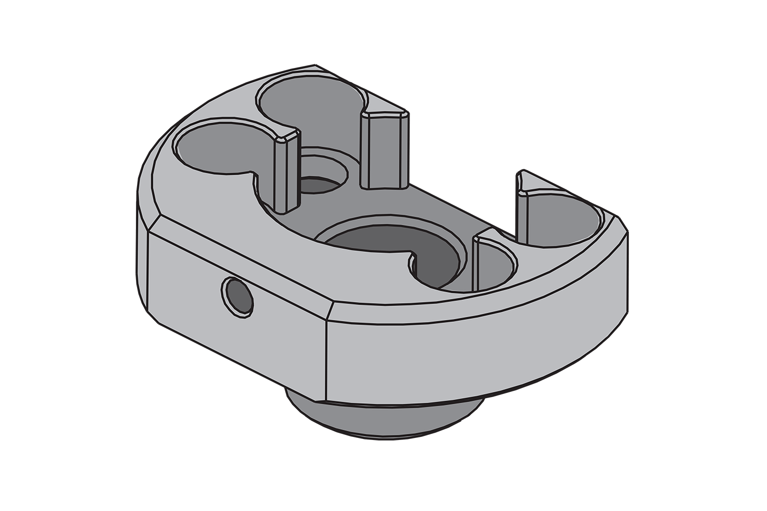CS-TIDY-41 Spare Part #657125 "Lower die holder"