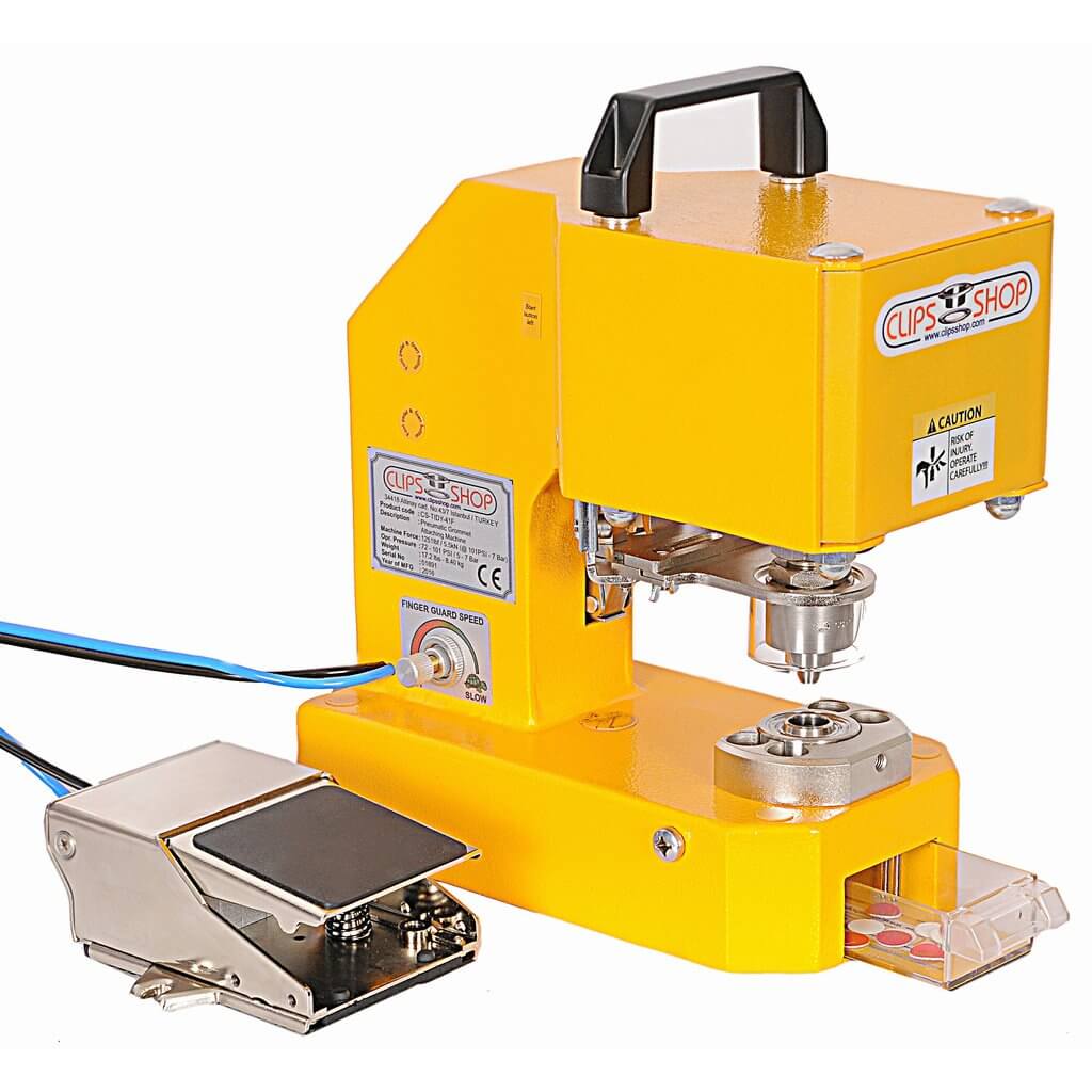 CS-TIDY-41F Pneumatic Grommet Attaching Machine w/ Foot Pedal