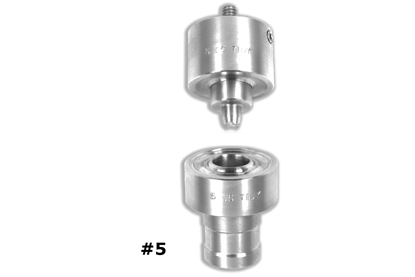 #5 (5/8 - 0.625 Hole Size) Self-Cleaning Die for CS-TIDY