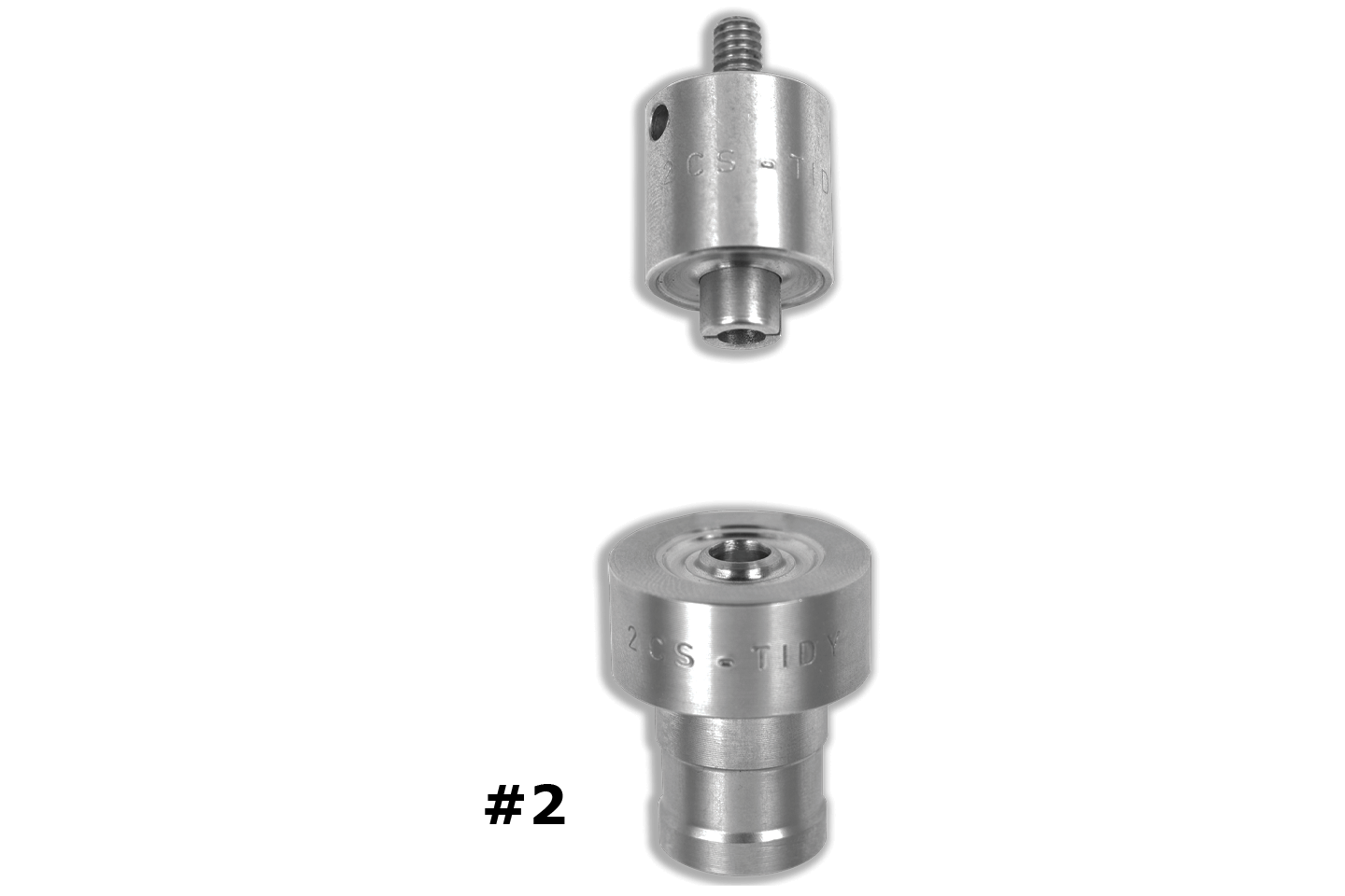 #2 (3/8 - 0.375 Hole Size) Self-Cleaning Die for CS-TIDY