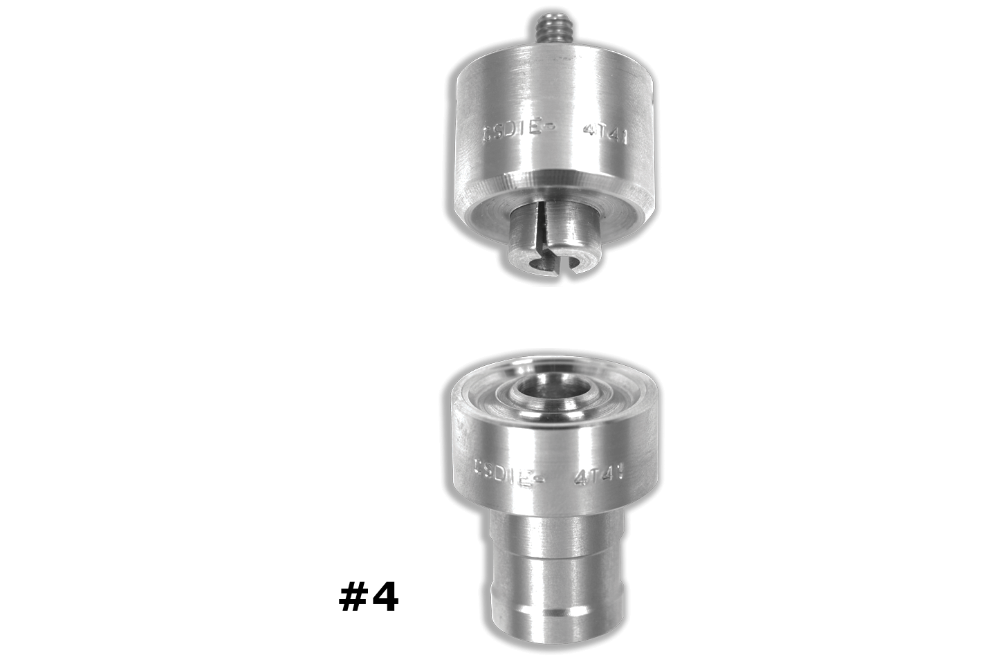 #4 (1/2 - 0.50 Hole Size) Self-Cleaning Die for CS-TIDY