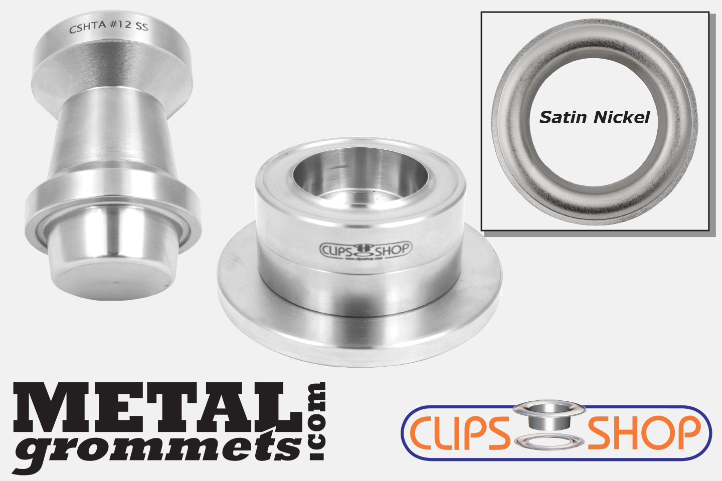 #12 Starter Hand Kit (100 pcs) grommets in SATIN NICKEL