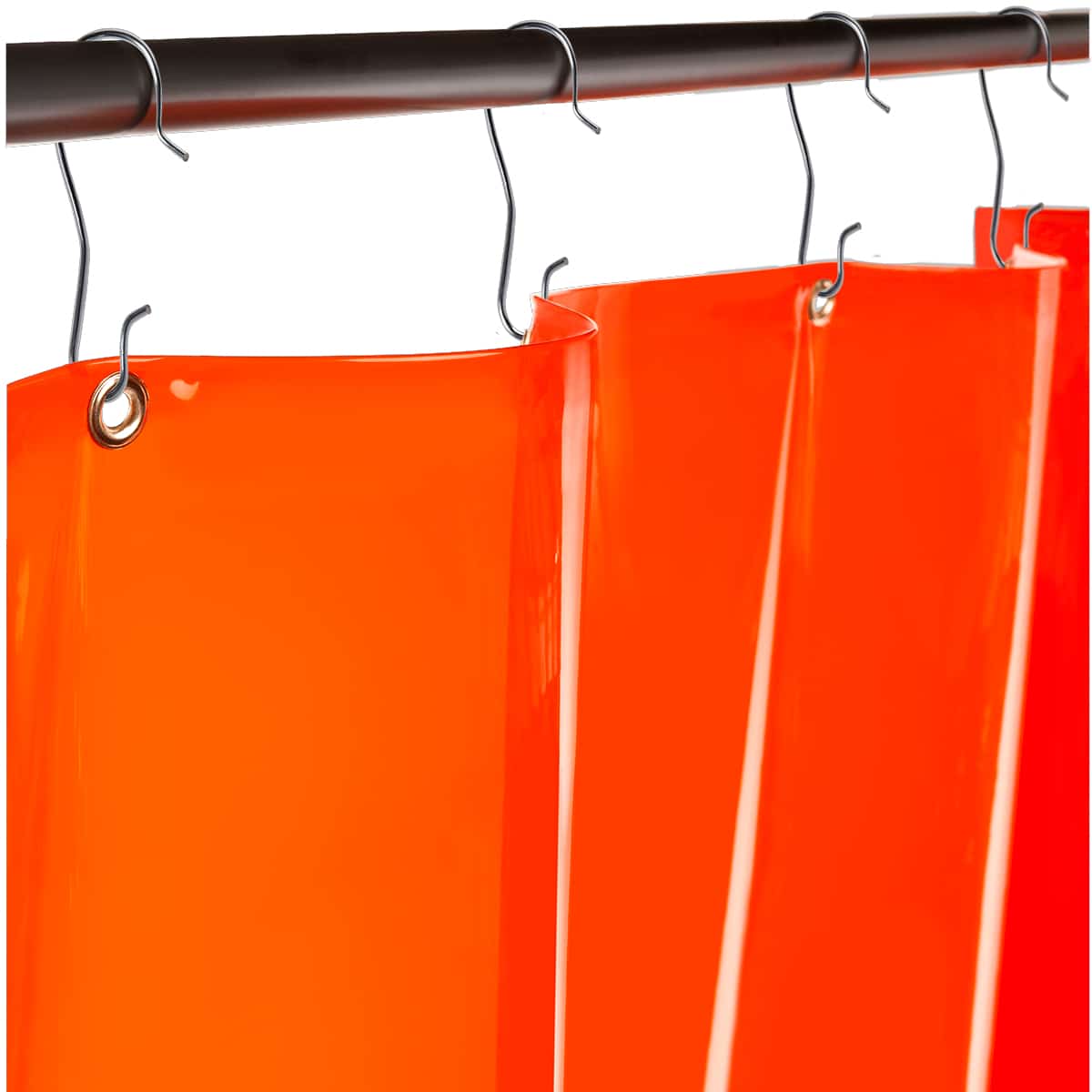 welding curtain with grommets