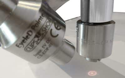 CSTEP-2 — The only manual grommet machine with LED light positioning pointer