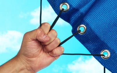 Get strong holding power! Use grommets & washers with gripping teeth